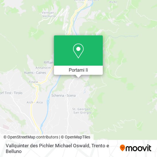 Mappa Vallquinter des Pichler Michael Oswald
