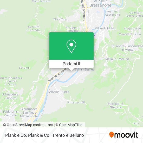 Mappa Plank e Co. Plank & Co.