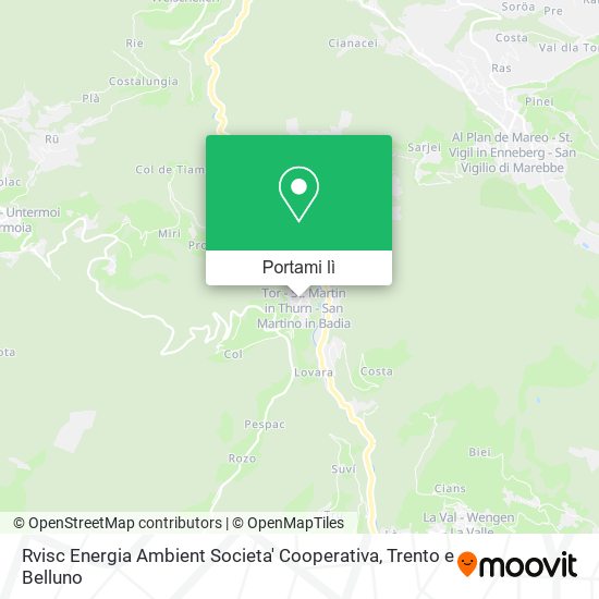Mappa Rvisc Energia Ambient Societa' Cooperativa