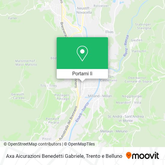 Mappa Axa Aicurazioni Benedetti Gabriele