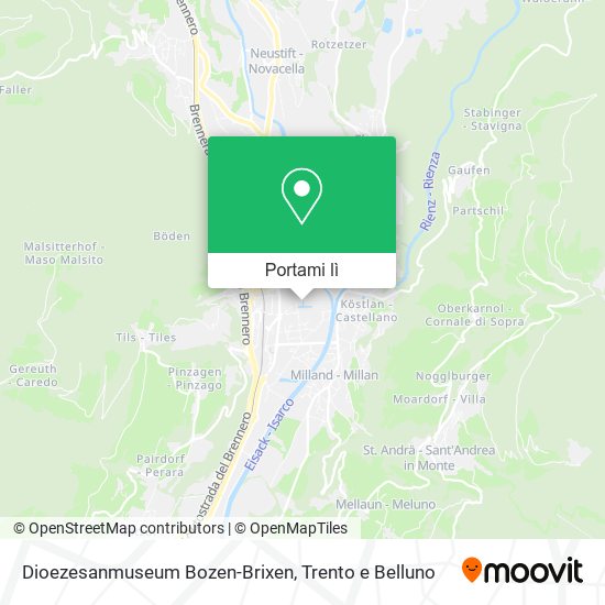 Mappa Dioezesanmuseum Bozen-Brixen