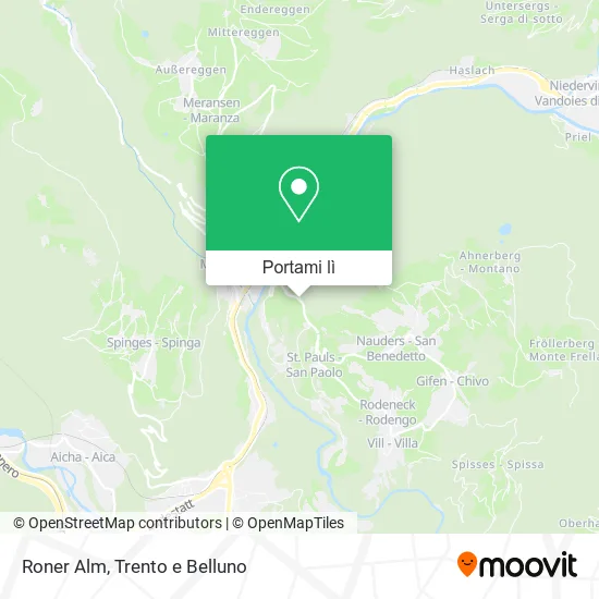 Mappa Roner Alm