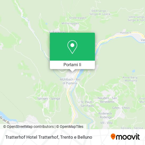Mappa Tratterhof Hotel Tratterhof