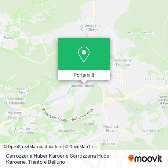 Mappa Carrozzeria Huber Karoerie Carrozzeria Huber Karoerie