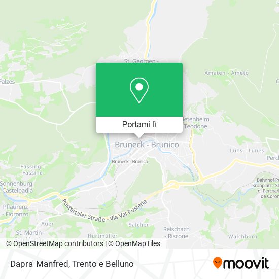 Mappa Dapra' Manfred
