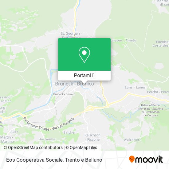 Mappa Eos Cooperativa Sociale