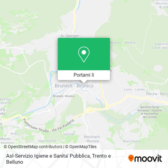 Mappa Asl-Servizio Igiene e Sanita' Pubblica