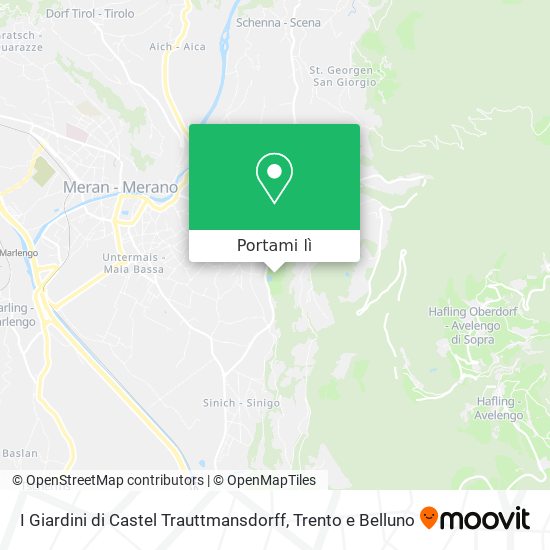 Mappa I Giardini di Castel Trauttmansdorff