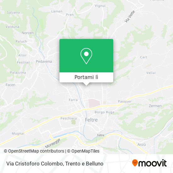 Mappa Via Cristoforo Colombo