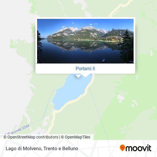 Mappa Lago di Molveno