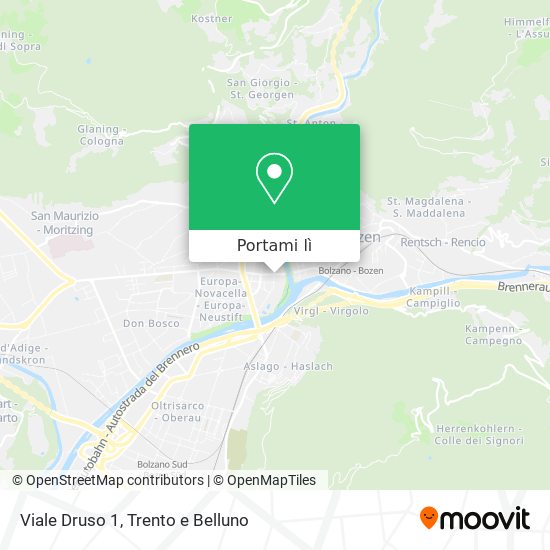 Mappa Viale Druso 1