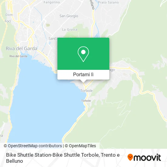 Mappa Bike Shuttle Station-Bike Shuttle Torbole