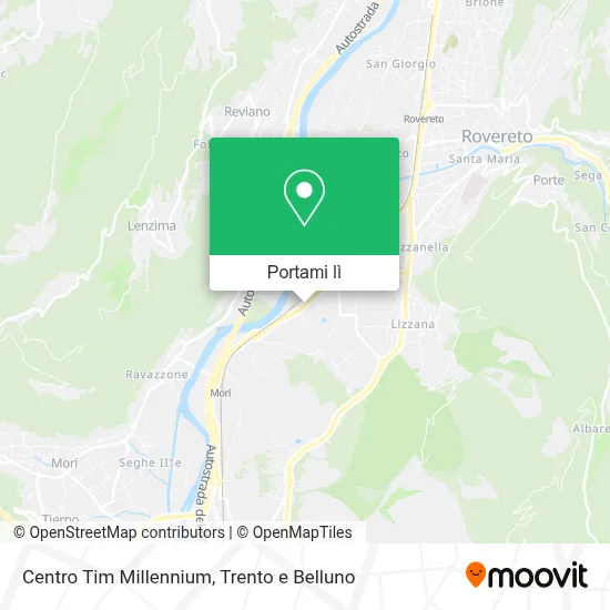 Mappa Centro Tim Millennium