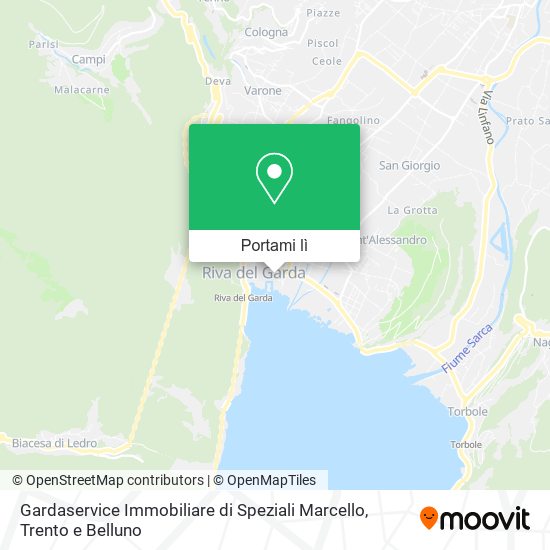Mappa Gardaservice Immobiliare di Speziali Marcello