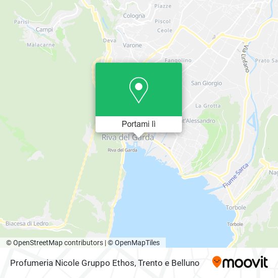 Mappa Profumeria Nicole Gruppo Ethos