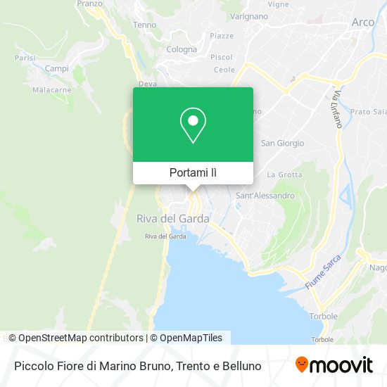 Mappa Piccolo Fiore di Marino Bruno