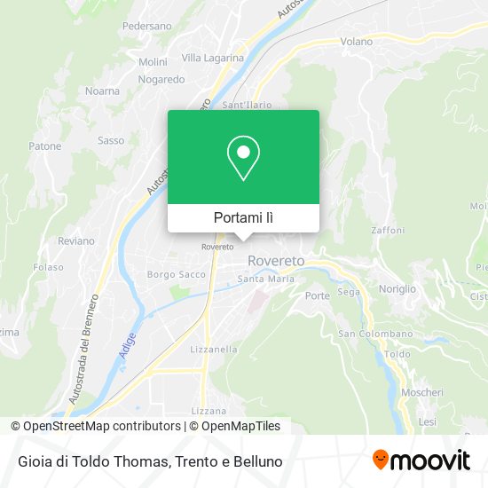 Mappa Gioia di Toldo Thomas