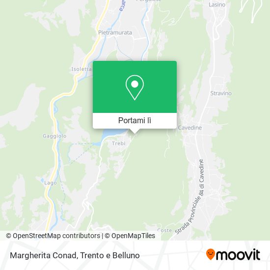 Mappa Margherita Conad