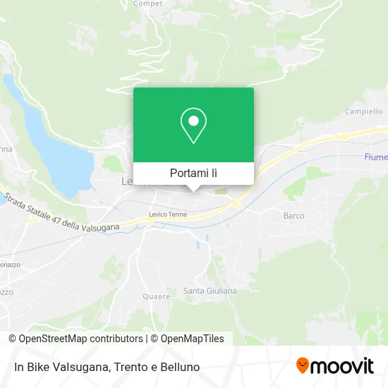 Mappa In Bike Valsugana