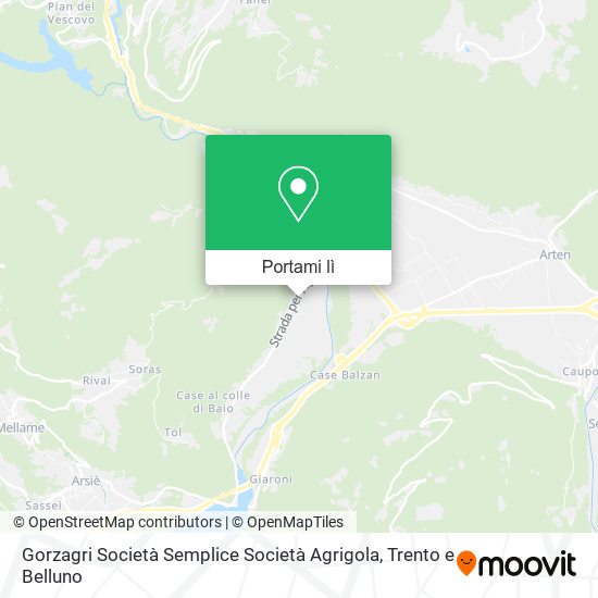 Mappa Gorzagri Società Semplice Società Agrigola