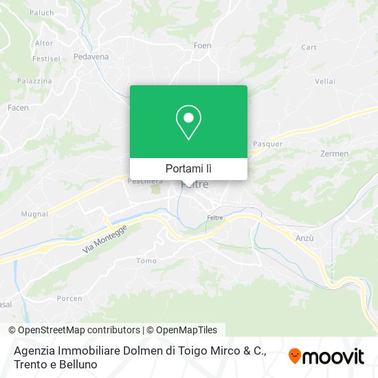 Mappa Agenzia Immobiliare Dolmen di Toigo Mirco & C.