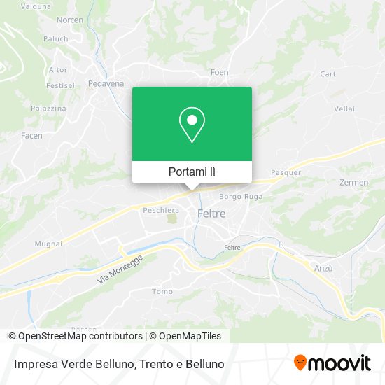 Mappa Impresa Verde Belluno