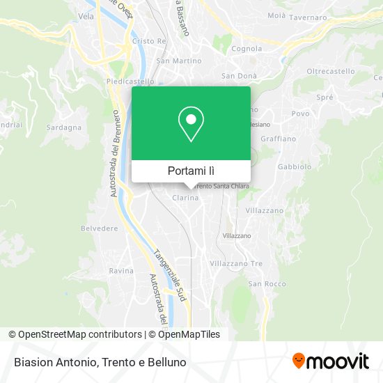 Mappa Biasion Antonio