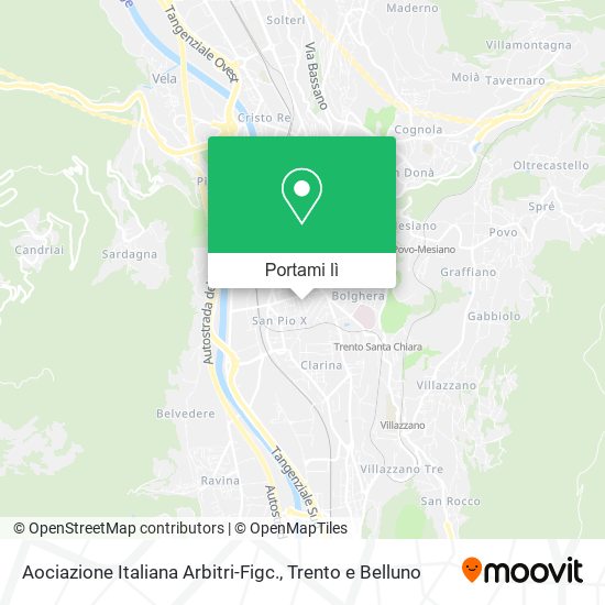Mappa Aociazione Italiana Arbitri-Figc.