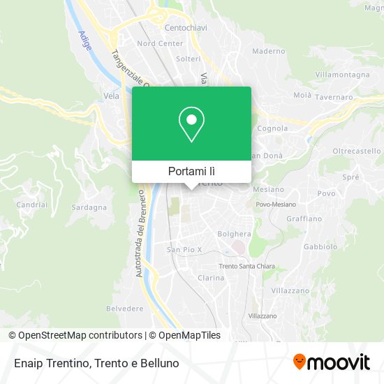 Mappa Enaip Trentino