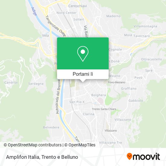 Mappa Amplifon Italia