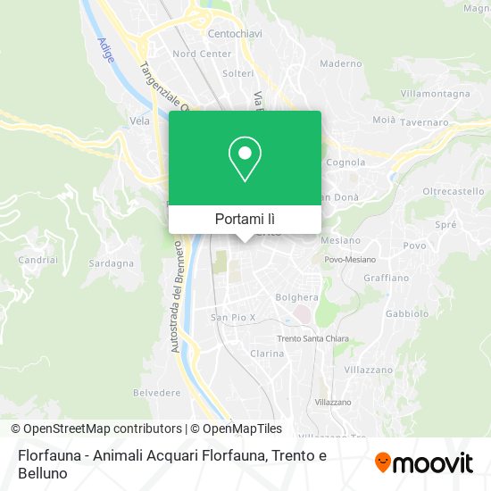 Mappa Florfauna - Animali Acquari Florfauna