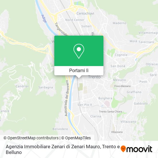 Mappa Agenzia Immobiliare Zenari di Zenari Mauro