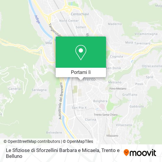 Mappa Le Sfiziose di Sforzellini Barbara e Micaela