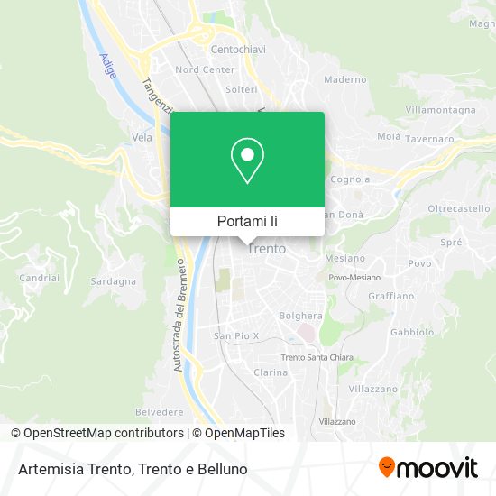 Mappa Artemisia Trento