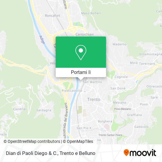 Mappa Dian di Paoli Diego & C.