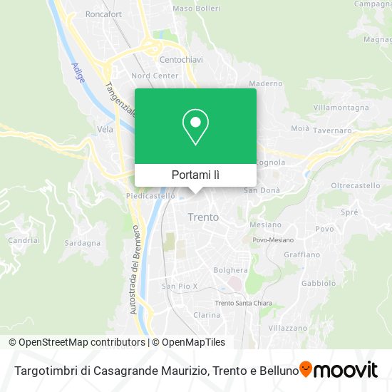 Mappa Targotimbri di Casagrande Maurizio