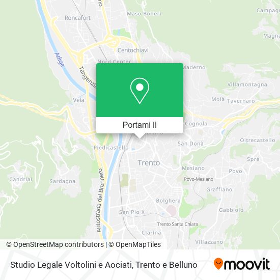 Mappa Studio Legale Voltolini e Aociati