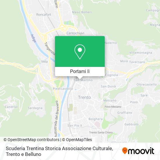 Mappa Scuderia Trentina Storica Associazione Culturale
