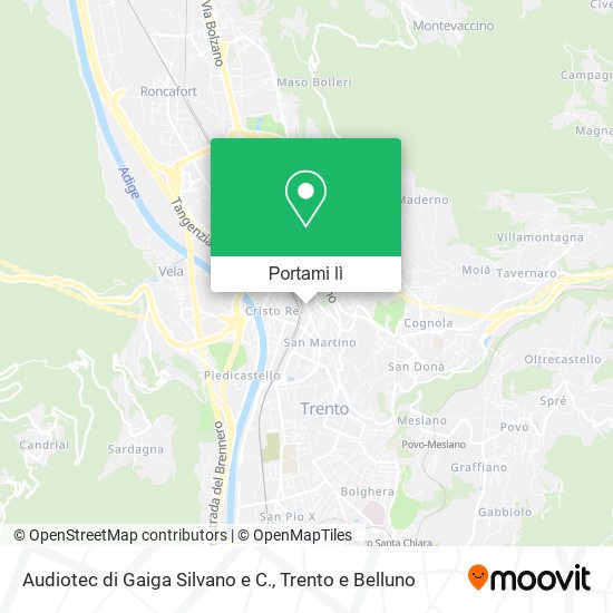 Mappa Audiotec di Gaiga Silvano e C.