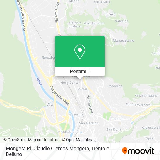 Mappa Mongera Pi. Claudio Clemos Mongera