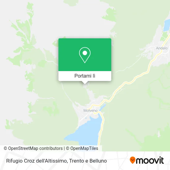 Mappa Rifugio Croz dell'Altissimo