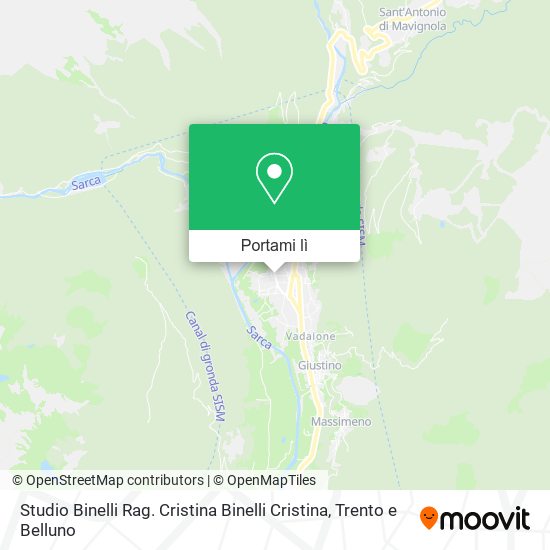 Mappa Studio Binelli Rag. Cristina Binelli Cristina