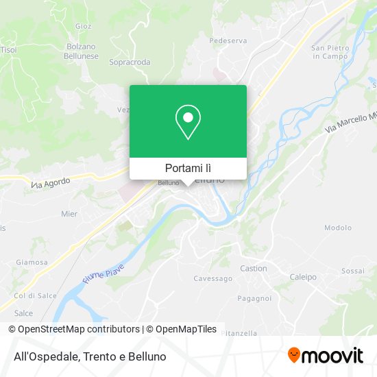Mappa All'Ospedale