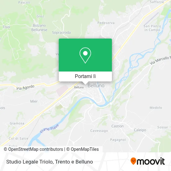 Mappa Studio Legale Triolo