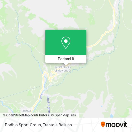 Mappa Podhio Sport Group