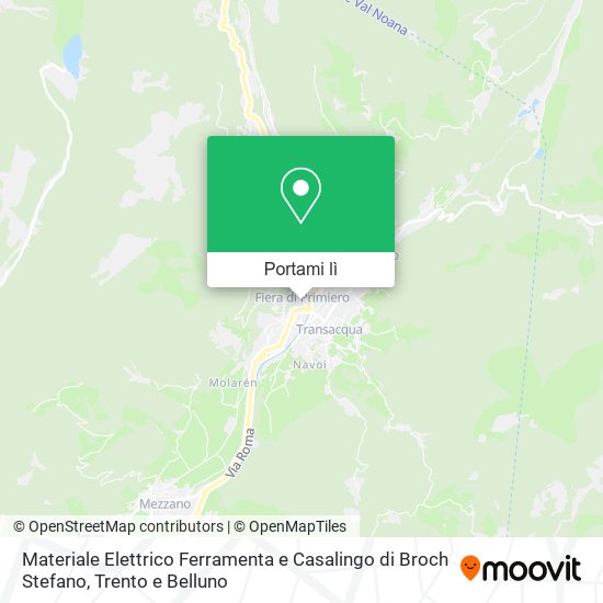 Mappa Materiale Elettrico Ferramenta e Casalingo di Broch Stefano