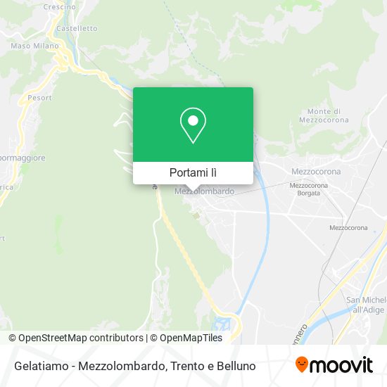 Mappa Gelatiamo - Mezzolombardo