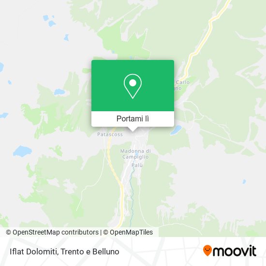 Mappa Iflat Dolomiti