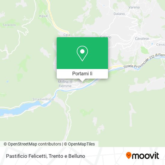 Mappa Pastificio Felicetti