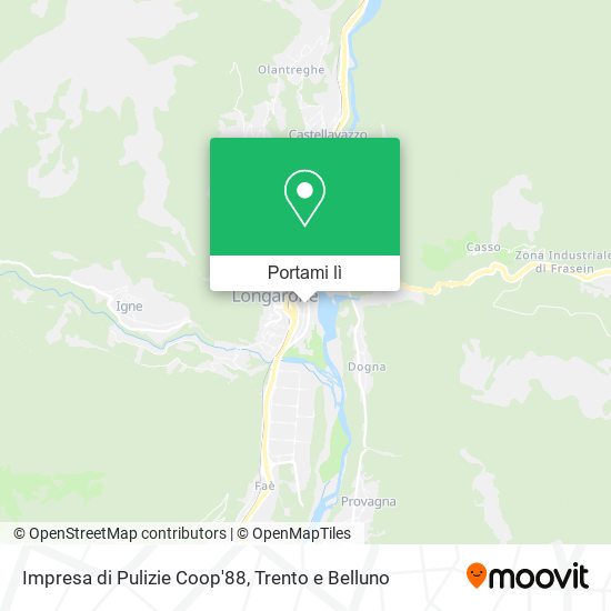 Mappa Impresa di Pulizie Coop'88